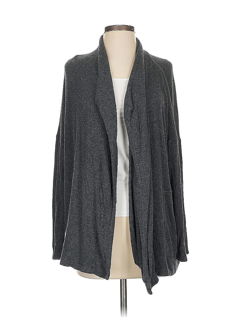 Pre-owned Velvet By Graham & Spencer Cardigan Sweater In Gray