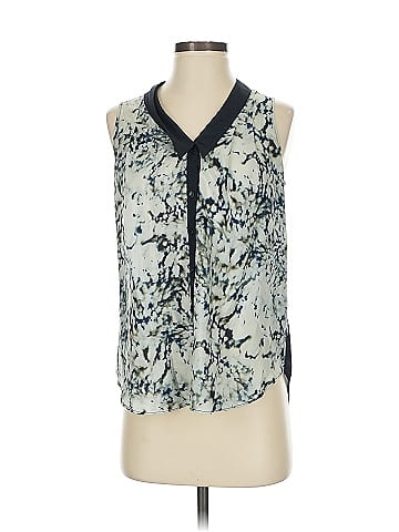 Greylin Sleeveless Silk Top (view 1)