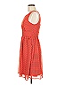 Maurices 100% Polyester Polka Dots Orange Casual Dress Size 7 - 8 - photo 5
