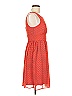 Maurices 100% Polyester Polka Dots Orange Casual Dress Size 7 - 8 - photo 4
