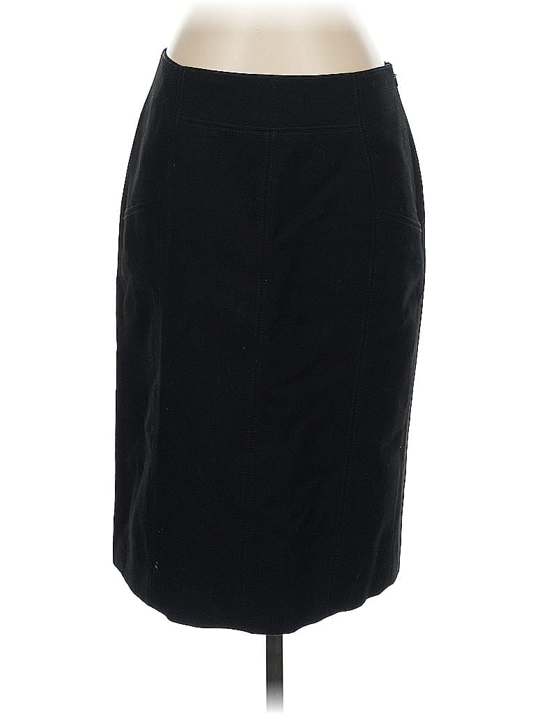 Pre-owned Ann Taylor Wool Skirt In Black