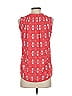 Banana Republic 100% Polyester Red Sleeveless Blouse Size 0 - photo 2