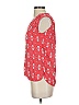 Banana Republic 100% Polyester Red Sleeveless Blouse Size 0 - photo 5