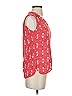 Banana Republic 100% Polyester Red Sleeveless Blouse Size 0 - photo 4