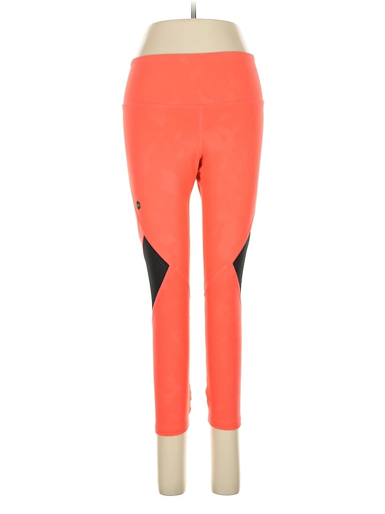 Pre-owned Under Armour Active Pants In Orange