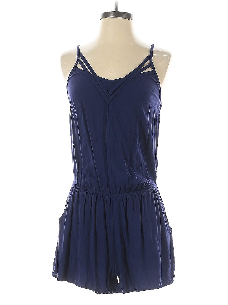 Pre-owned Express Romper In Blue