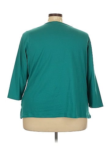 Susan Graver 3/4 Sleeve Top (view 2)