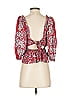 Sea New York 100% Cotton Red 3/4 Sleeve Blouse Size S - photo 2