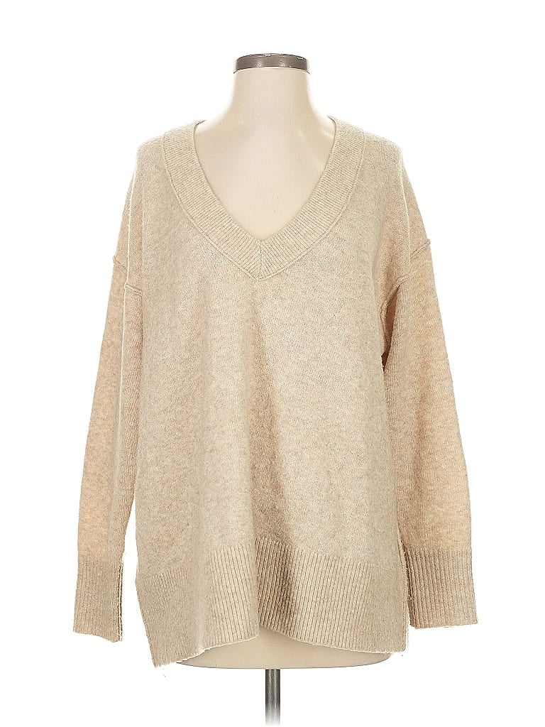 Pre-owned Aerie Pullover Sweater In Brown