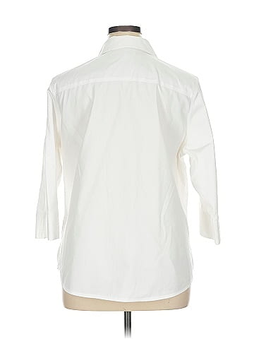Foxcroft 3/4 Sleeve Button-Down Shirt (view 2)