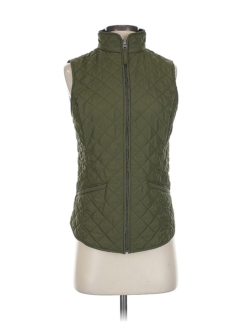 Pre-owned Van Heusen Vest In Green
