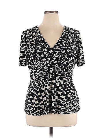 Danny & Nicole Short Sleeve Blouse (view 1)
