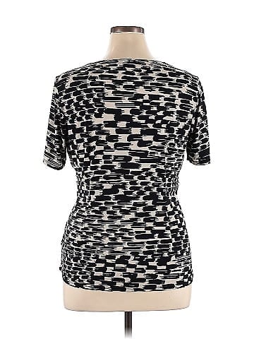 Danny & Nicole Short Sleeve Blouse (view 2)