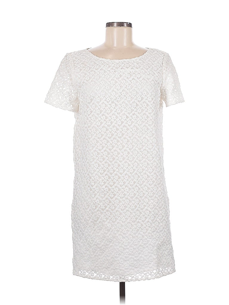 Pre-owned Catherine Catherine Malandrino Casual Dress In White