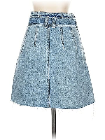 We the Free Denim Skirt (view 2)