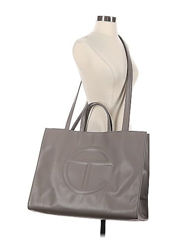 Telfar Large 'Grey' Shopping Bag (view 2)