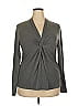 ECI Gray Long Sleeve Top Size XXL - photo 1
