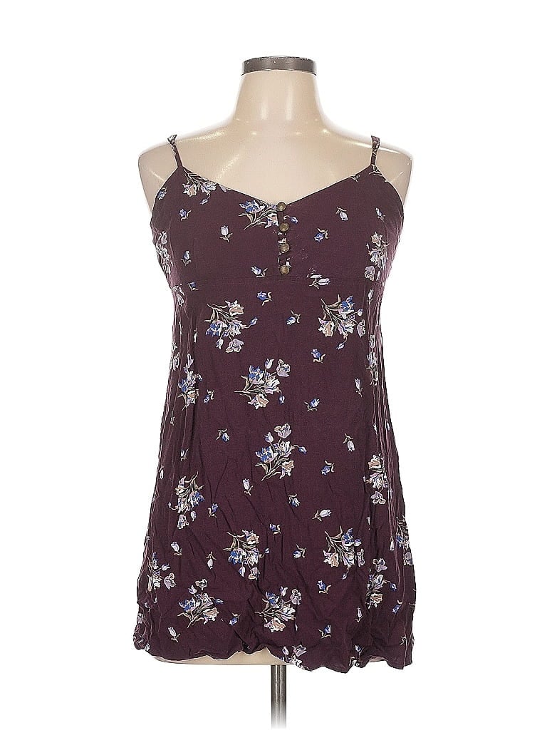 Pre-owned Urban Outfitters Casual Dress In Burgundy