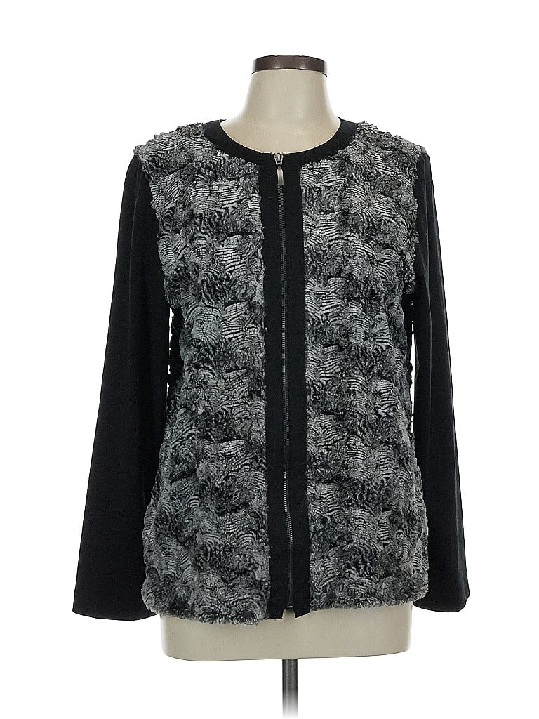 Click to view more detailed imagery on our partner's website Pre-owned Alfred Dunner Cardigan Sweater In Black