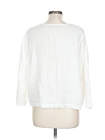 Flax 3/4 Sleeve Blouse (view 2)
