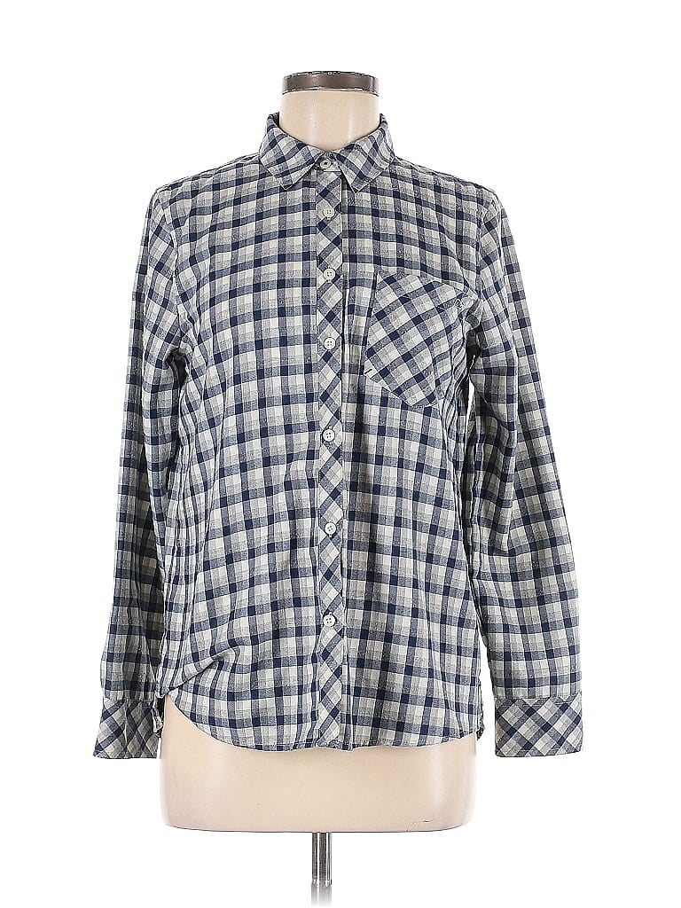 Click to view more detailed imagery on our partner's website Pre-owned Vineyard Vines Long Sleeve Blouse In Blue