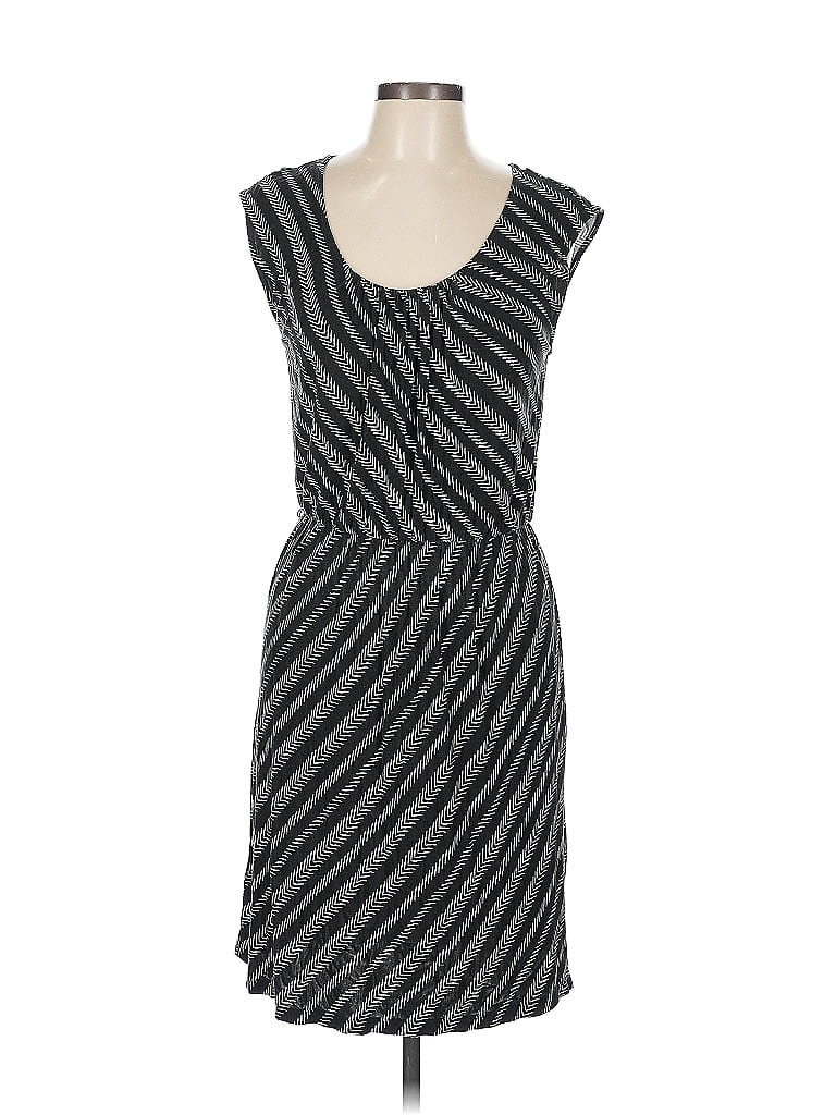 Pre-owned Ann Taylor Loft Casual Dress In Gray