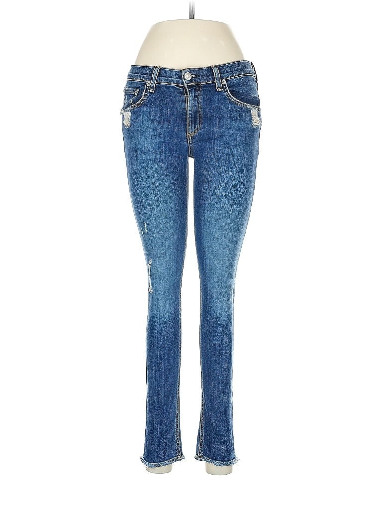 Rag & Bone/JEAN Hearts Blue Jeans Size 28 waist - photo 1