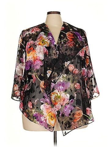 Alex Evenings 3/4 Sleeve Blouse (view 1)