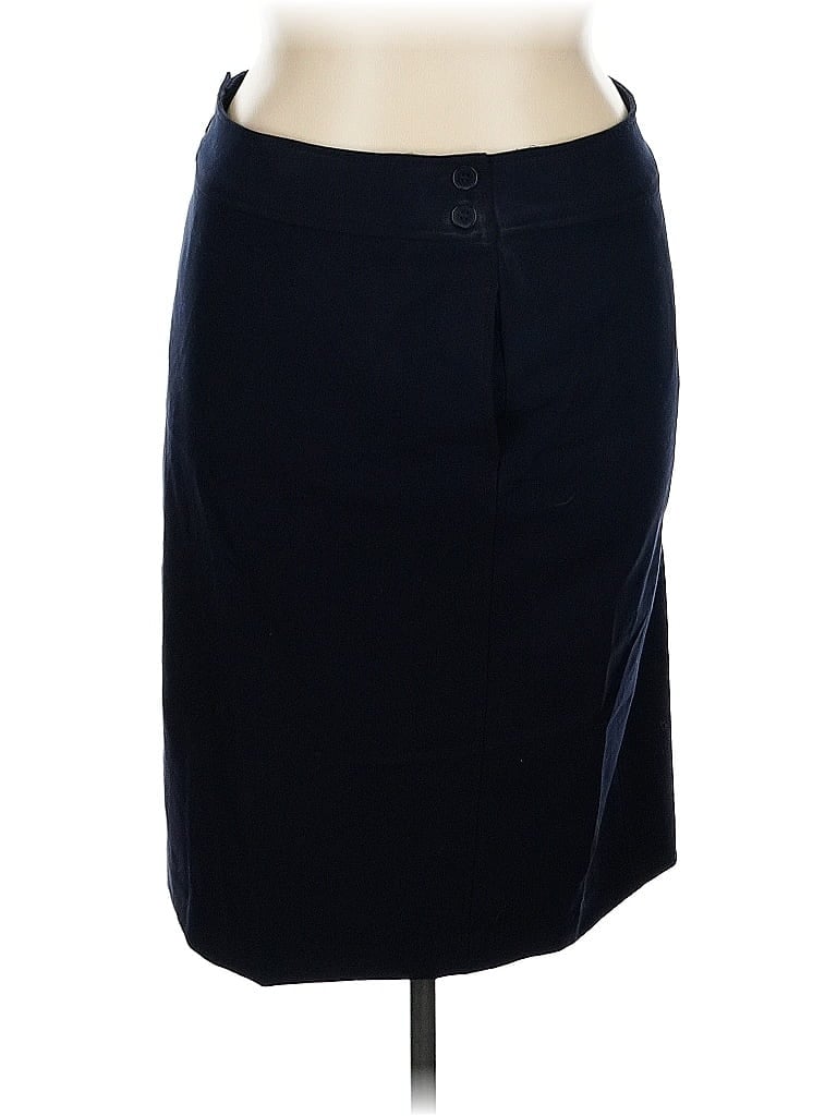 Talbots Solid Blue Formal Skirt Size 14 - photo 1