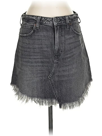 We the Free Denim Skirt (view 1)