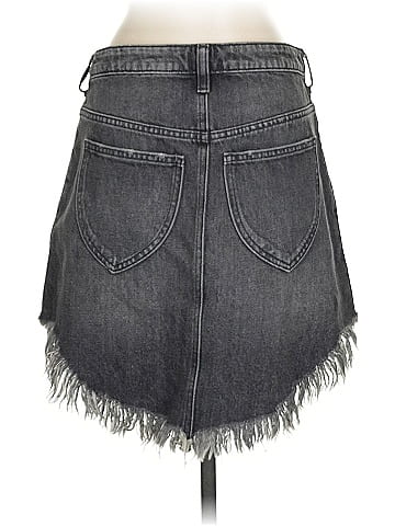 We the Free Denim Skirt (view 2)