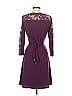 Ivanka Trump Burgundy Purple Cocktail Dress Size L (estimated) - photo 2