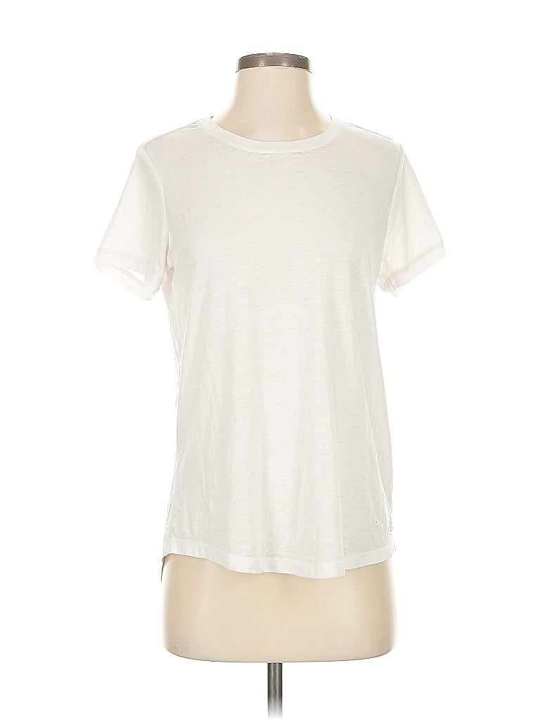 Pre-owned Tommy Hilfiger Short Sleeve T-shirt In White