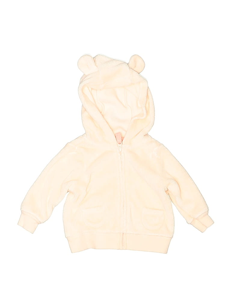 Pre-owned Carter's Babies' Zip Up Hoodie In Pink