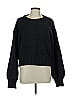 12th Tribe 100% Polyester Solid Black Pullover Sweater Size L - photo 1
