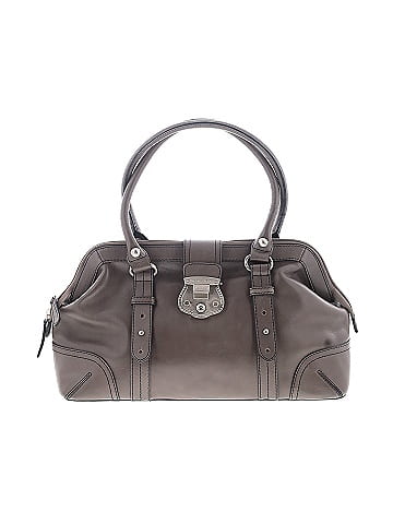 Etienne Aigner Leather Satchel (view 1)