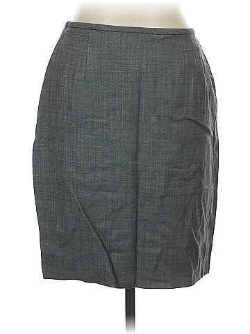 Linda Allard Ellen Tracy Wool Skirt (view 1)