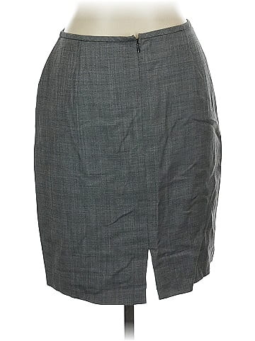 Linda Allard Ellen Tracy Wool Skirt (view 2)