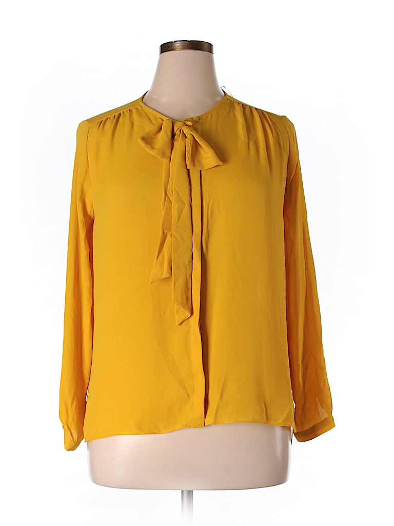 dark yellow blouse