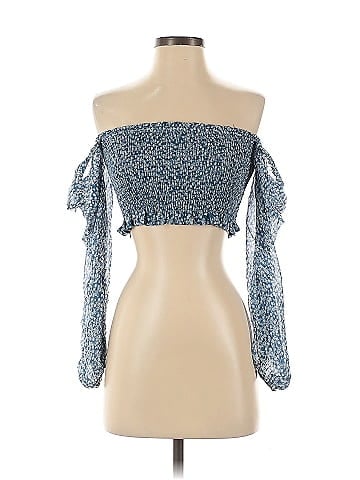 Blue Life Long Sleeve Blouse (view 1)