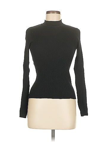 August Silk Turtleneck Sweater (view 1)