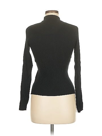 August Silk Turtleneck Sweater (view 2)