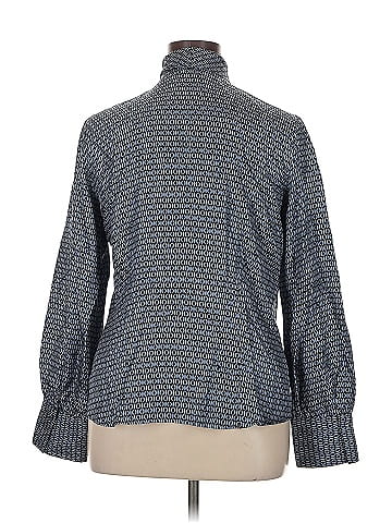 Dana Buchman Long Sleeve Silk Top (view 2)