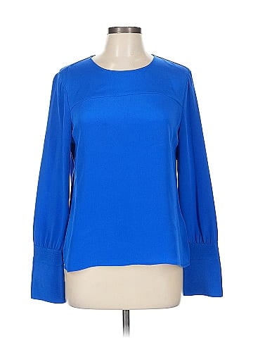 J.Crew Collection Long Sleeve Silk Top (view 1)