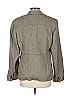 Express 100% Cotton Chevron-herringbone Gray Blazer Size 11 - 12 - photo 2