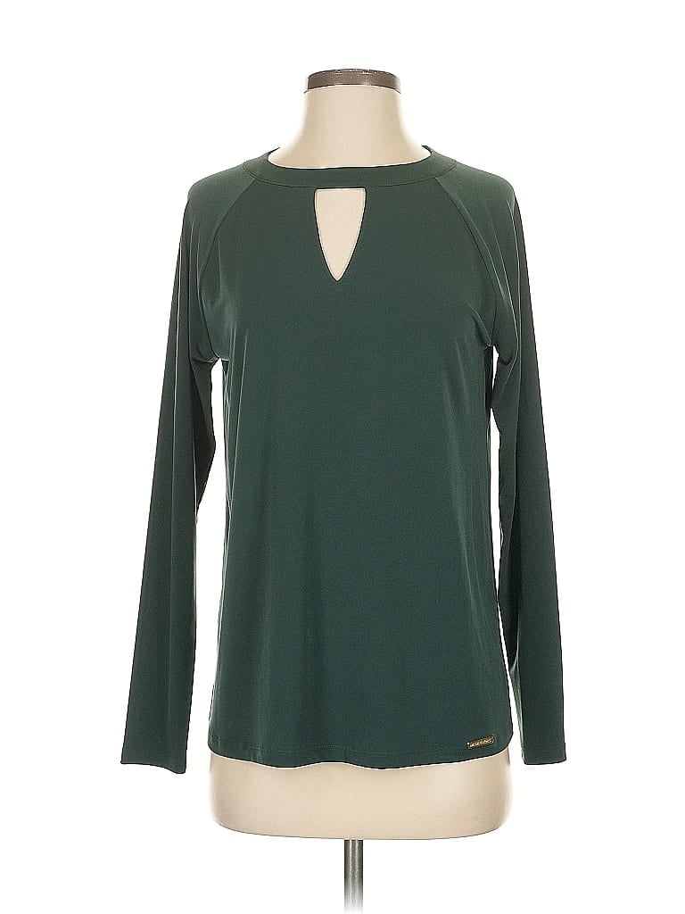 Pre-owned Michael Michael Kors Long Sleeve T-shirt In Green
