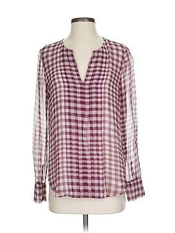 J.Crew Collection Long Sleeve Silk Top (view 1)