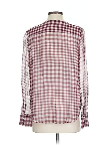 J.Crew Collection Long Sleeve Silk Top (view 2)