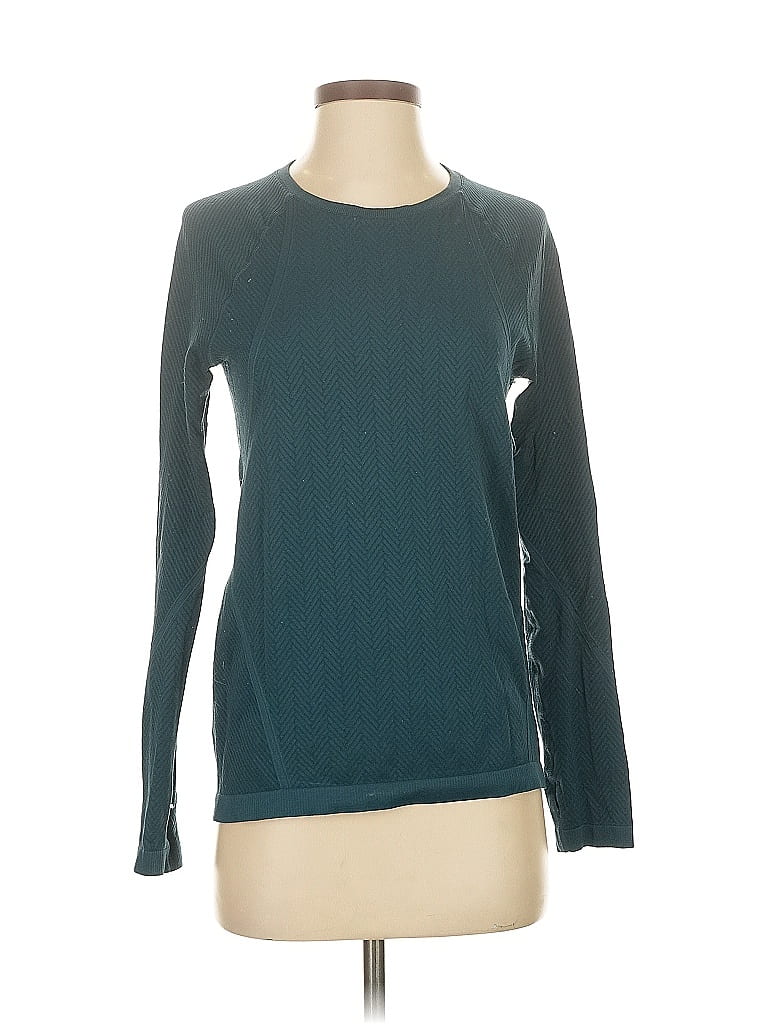 Pre-owned All In Motion Long Sleeve T-shirt In Blue