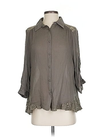 Jodifl 3/4 Sleeve Button-Down Shirt (view 1)